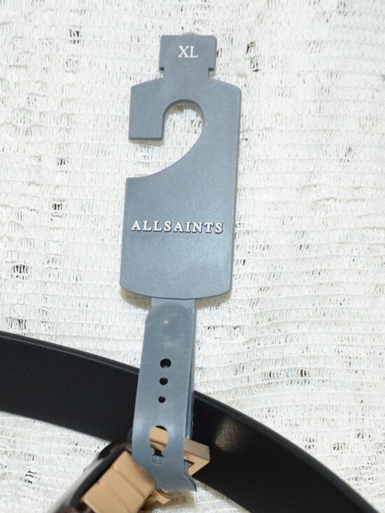NWT All Saints XL Brown Spazzoalto Women\'s Leather Belt main image 8